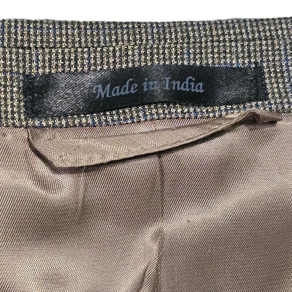 Lauren Ralph Lauren Men's LRL Silk Wool 2‎ Button Blazer Sport Coat Brown 46 R